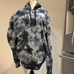 O'Neill Black, White and Gray Tie-Dye Hoodie
